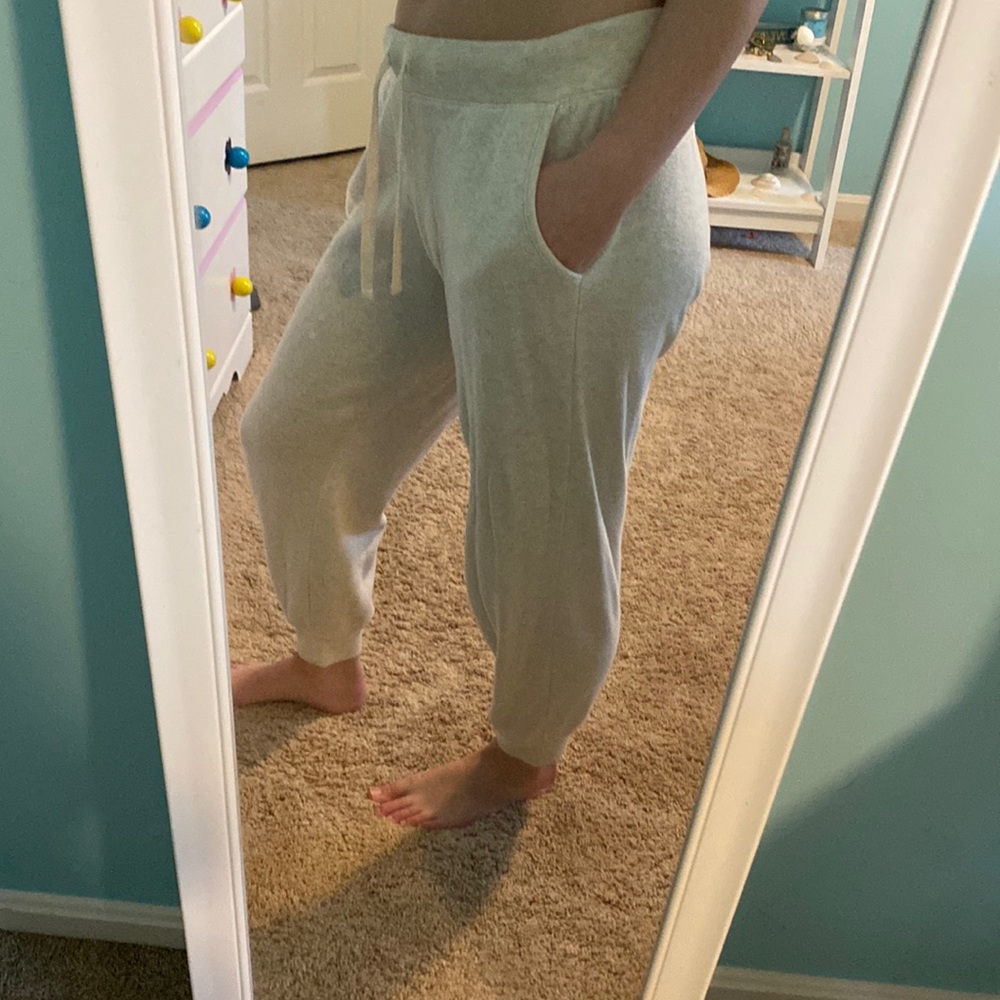 Aeropostale comfy cream sweatpants